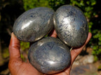 Polished XL Basalt Pharaoh Stone Galets x 3 From Iron Duke Mine, Zimbabwe - Toprock Gemstones and Minerals 