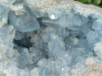 Natural Large Blue Celestite Geode Specimen x 1 From Sakoany, Madagascar - Toprock Gemstones and Minerals 