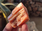 Natural Rhombohedral Sunset Orange Calcite Specimens x 24 From Spitzkop, Namibia - Toprock Gemstones and Minerals 