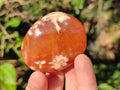 Polished Carnelian Agate Gemstone Galets x 12 From Madagascar - Toprock Gemstones and Minerals 