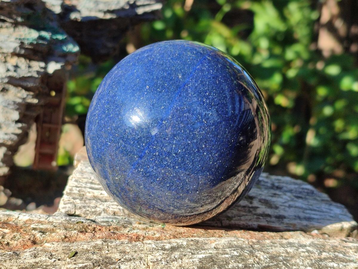 Polished Lazulite Spheres x 2 From Madagascar - Toprock Gemstones and Minerals 