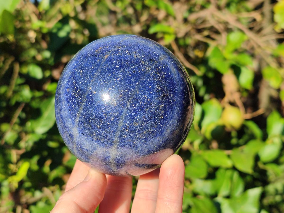 Polished Lazulite Spheres x 2 From Madagascar - Toprock Gemstones and Minerals 