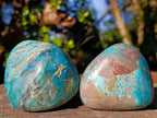 Polished Shattuckite Free Forms x 12 From Kaokoveld, Namibia - Toprock Gemstones and Minerals 
