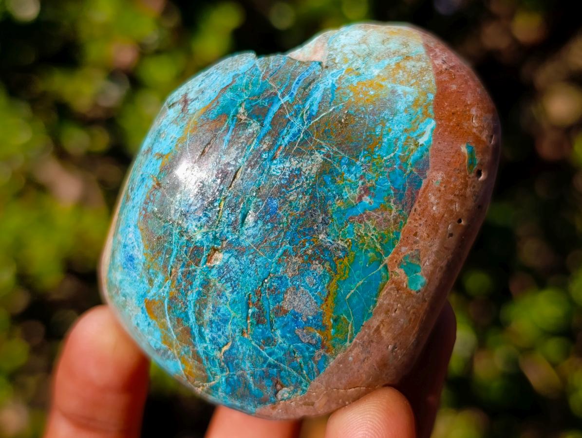 Polished Shattuckite Free Forms x 12 From Kaokoveld, Namibia - Toprock Gemstones and Minerals 