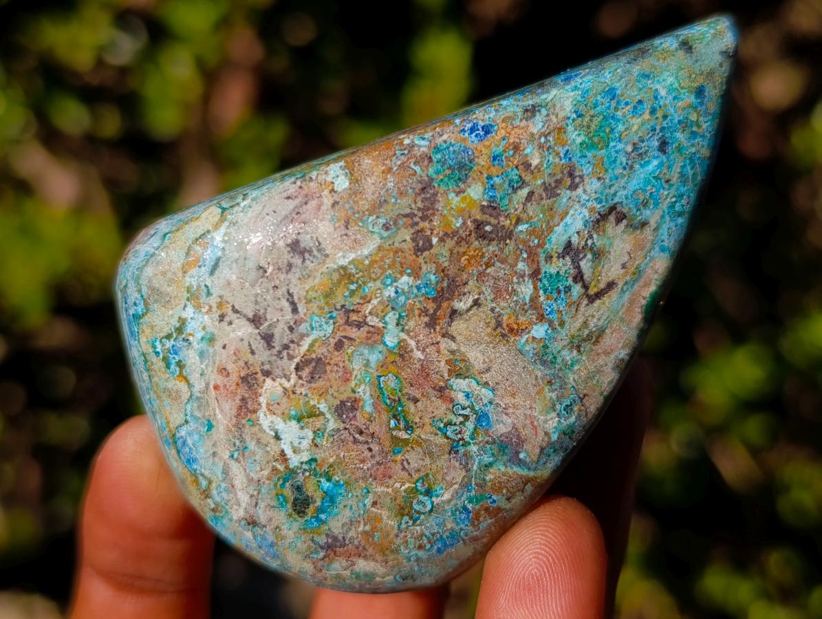 Polished Shattuckite Free Forms x 12 From Kaokoveld, Namibia - Toprock Gemstones and Minerals 