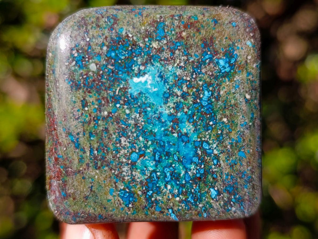 Polished Shattuckite Free Forms x 12 From Kaokoveld, Namibia - Toprock Gemstones and Minerals 
