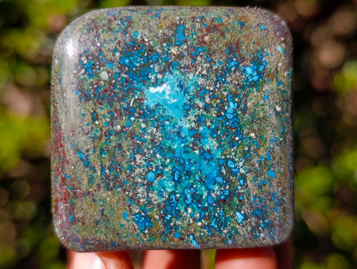 Polished Shattuckite Free Forms x 12 From Kaokoveld, Namibia - Toprock Gemstones and Minerals 