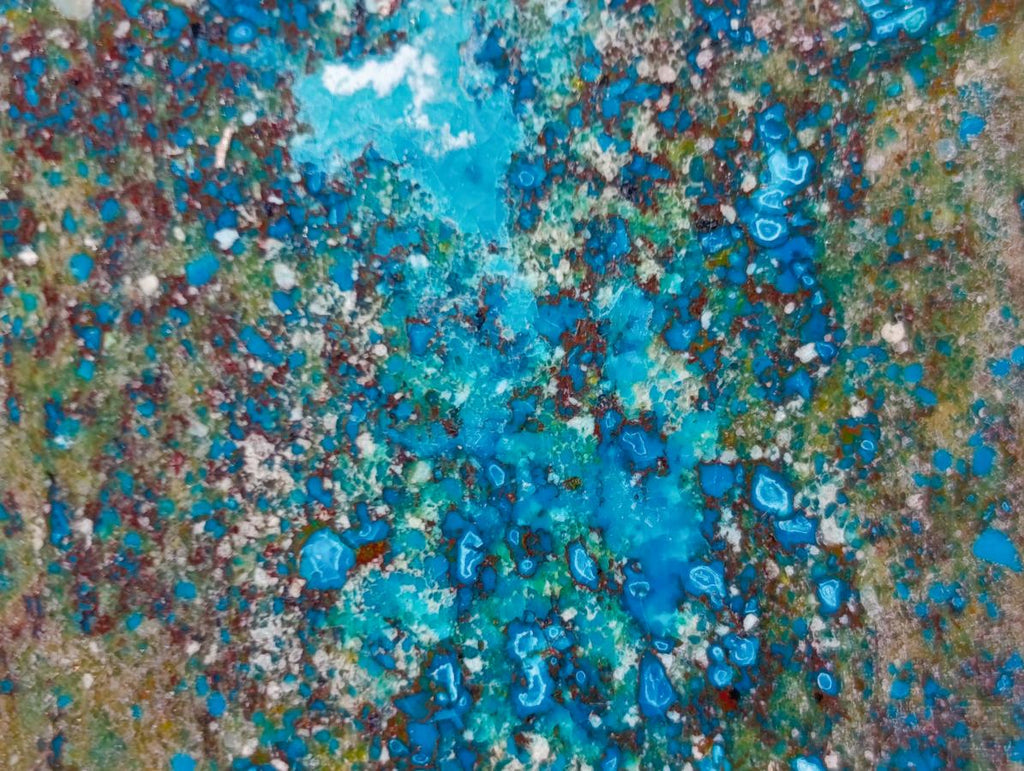 Polished Shattuckite Free Forms x 12 From Kaokoveld, Namibia - Toprock Gemstones and Minerals 