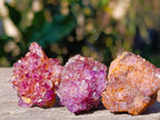 Natural Small Dark Purple Amethyst Crystal Clusters x 70 From Boekenhouthoek, South Africa - Toprock Gemstones and Minerals 