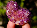 Natural Small Dark Purple Amethyst Crystal Clusters x 70 From Boekenhouthoek, South Africa - Toprock Gemstones and Minerals 