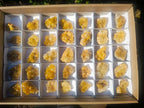 Natural Golden Limonite Quartz Crystal Clusters x 35 From Solwezi, Zambia - Toprock Gemstones and Minerals 