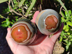 Polished Polychrome Jasper Spheres x 4 From NW Coast, Madagascar - Toprock Gemstones and Minerals 