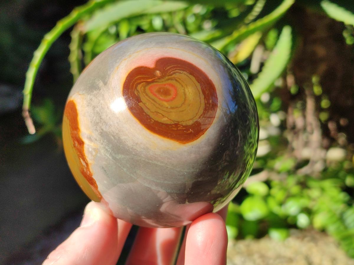 Polished Polychrome Jasper Spheres x 4 From NW Coast, Madagascar - Toprock Gemstones and Minerals 
