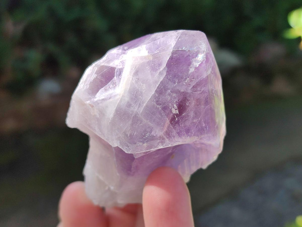 Polished Jacaranda Amethyst Crystals x 12 From Mumbwa, Zambia - Toprock Gemstones and Minerals 