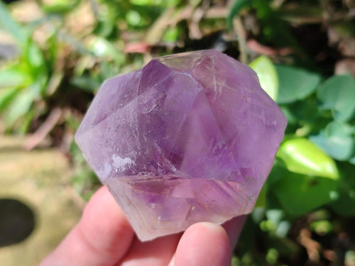 Polished Jacaranda Amethyst Crystals x 12 From Mumbwa, Zambia - Toprock Gemstones and Minerals 