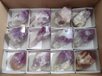 Polished Jacaranda Amethyst Crystals x 12 From Mumbwa, Zambia - Toprock Gemstones and Minerals 