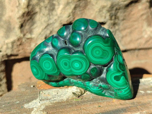 Polished Malacolla Free Forms x 6 From Kulukuluku, Congo - Toprock Gemstones and Minerals 