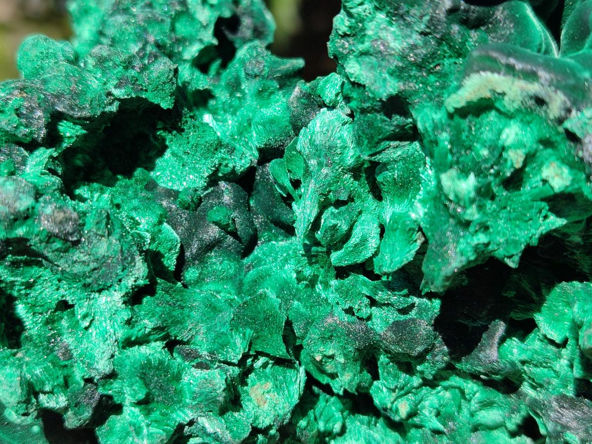 Natural Large Cabinet Size Silky Malachite Specimen x 1 From Kasompe, Congo - Toprock Gemstones and Minerals 