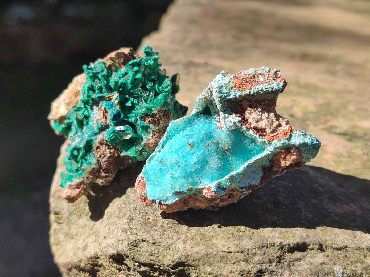 Natural Mix of Multi Mineral Specimens x 6 From Congo - Toprock Gemstones and Minerals 