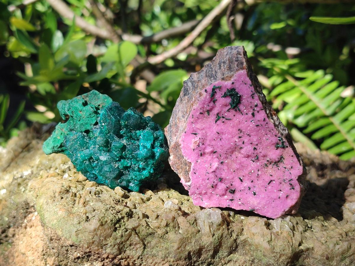 Natural Mix of Multi Mineral Specimens x 6 From Congo - Toprock Gemstones and Minerals 