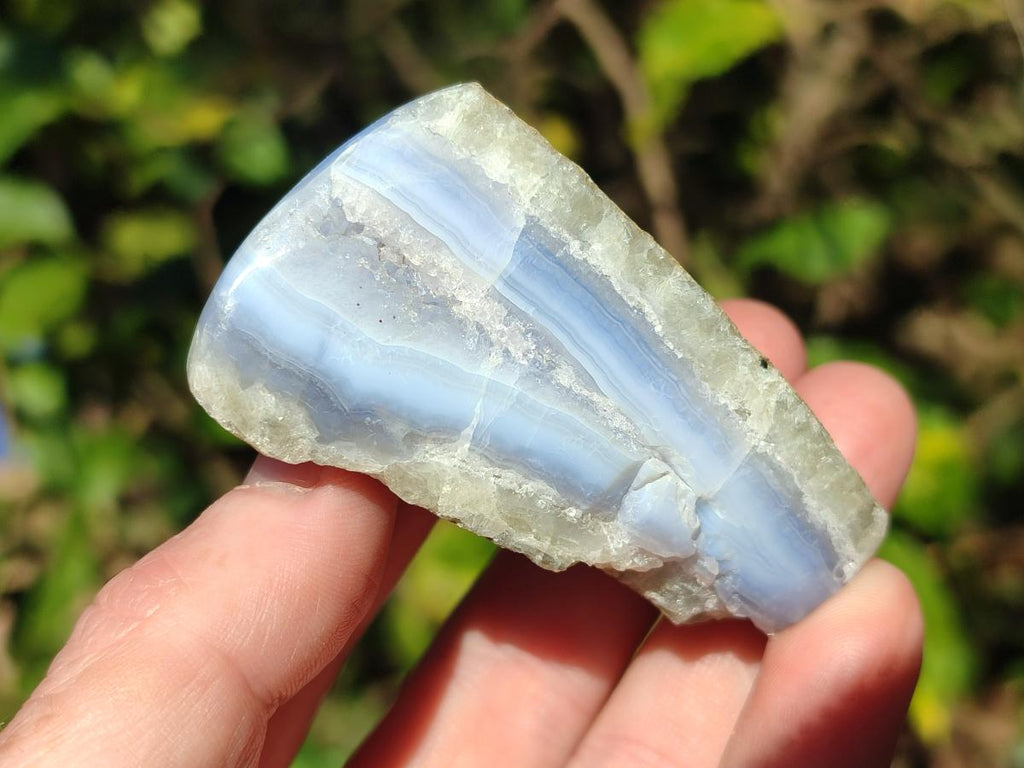 Natural Blue Lace Agate Geodes x 13 From Nsanje, Malawi - Toprock Gemstones and Minerals 