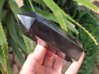 Polished Black Basalt Display Crystals x 6 From Madagascar - Toprock Gemstones and Minerals 