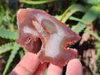 Polished One Side Red Shashe River Agate Nodules x 24 From Shashe River, Zimbabwe - Toprock Gemstones and Minerals 