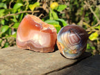 Polished One Side Red Shashe River Agate Nodules x 24 From Shashe River, Zimbabwe - Toprock Gemstones and Minerals 