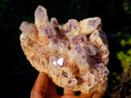 Natural Sugar Amethyst Clusters x 3 From Zambia - Toprock Gemstones and Minerals 