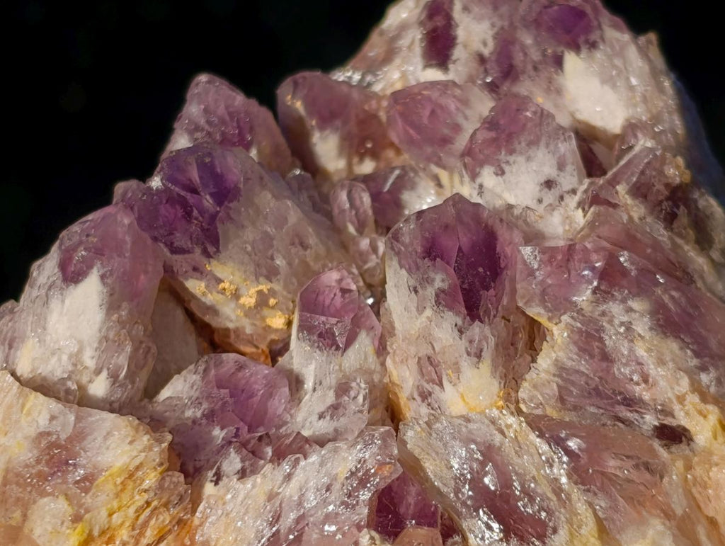 Natural Sugar Amethyst Clusters x 3 From Zambia - Toprock Gemstones and Minerals 