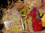 Polished Bastite Dragonsblood Stone Display Crystals x 2 From Tshipise, South Africa - Toprock Gemstones and Minerals 