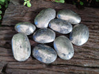 Polished Basalt Pharaoh Stone Galets x 9 From Iron Duke Mine, Zimbabwe - Toprock Gemstones and Minerals 