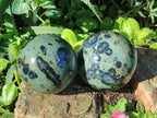 Polished Stromatolite Spheres x 4 From Katsepy, Madagascar - Toprock Gemstones and Minerals 