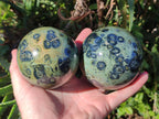 Polished Stromatolite Spheres x 4 From Katsepy, Madagascar - Toprock Gemstones and Minerals 