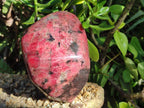 Polished Large Rhodonite Standing Display Piece x 1 From Rhusinga, Zimbabwe - Toprock Gemstones and Minerals 