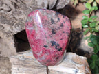 Polished Large Rhodonite Standing Display Piece x 1 From Rhusinga, Zimbabwe - Toprock Gemstones and Minerals 