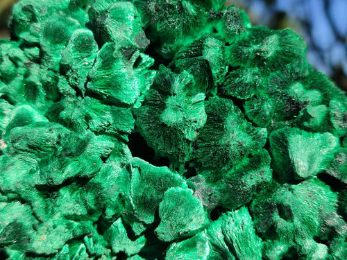 Natural Large Silky Malachite Specimen x 1 From Kasompe, Congo - Toprock Gemstones and Minerals 