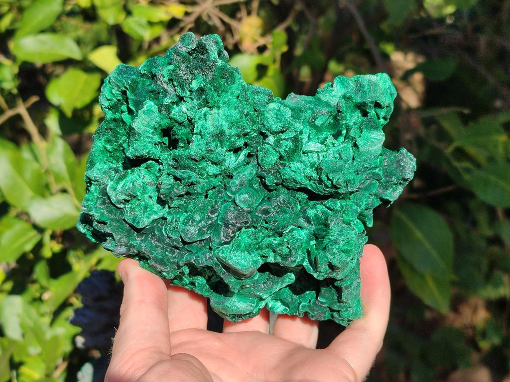 Natural Large Silky Malachite Specimen x 1 From Kasompe, Congo - Toprock Gemstones and Minerals 