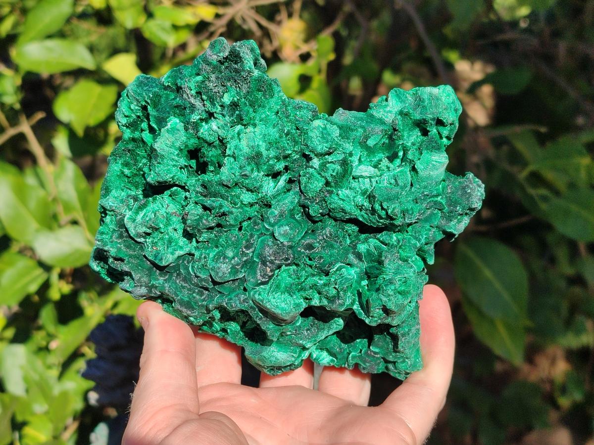 Natural Large Silky Malachite Specimen x 1 From Kasompe, Congo - Toprock Gemstones and Minerals 