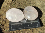 Polished Gemmy Rose Quartz Palm Stones x 20 From Madagascar - Toprock Gemstones and Minerals 