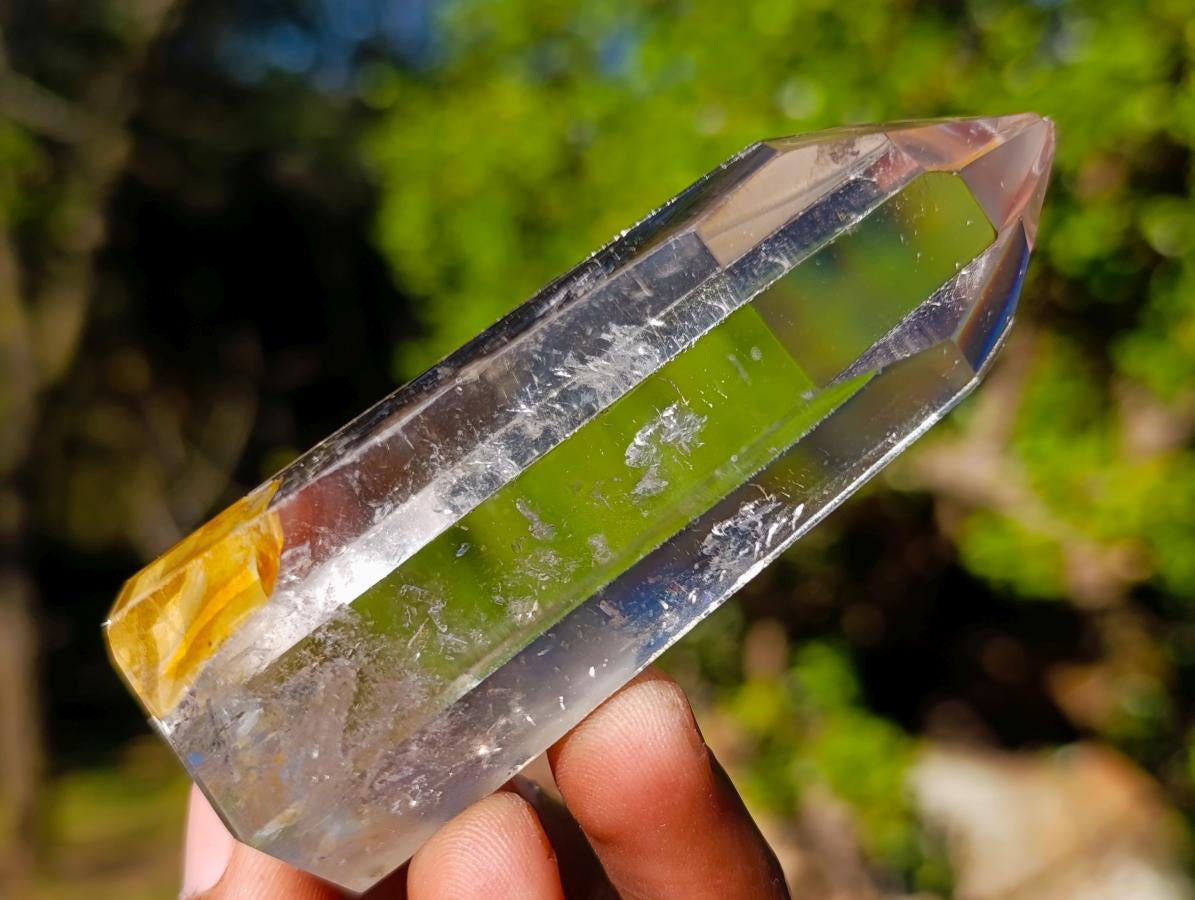 Polished Bright Clear Quartz Crystals x 12 From Madagascar - Toprock Gemstones and Minerals 