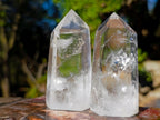 Polished Bright Clear Quartz Crystals x 12 From Madagascar - Toprock Gemstones and Minerals 