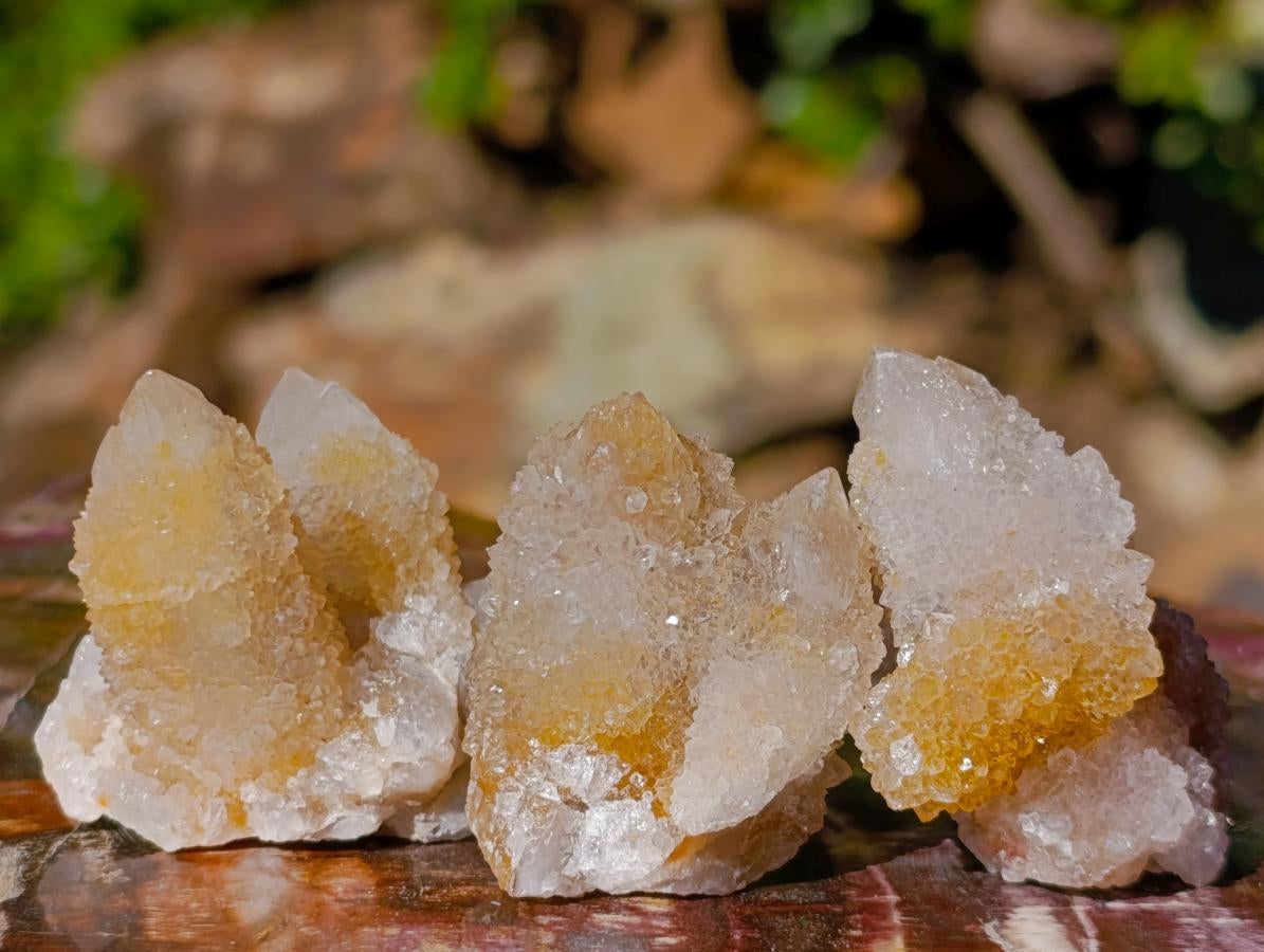 Natural Limonite Spirit Quartz Crystals x 35 From Boekenhouthoek, South Africa - Toprock Gemstones and Minerals 