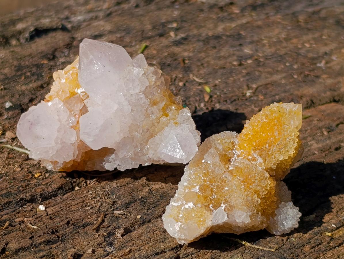 Natural Limonite Spirit Quartz Crystals x 35 From Boekenhouthoek, South Africa - Toprock Gemstones and Minerals 