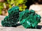Natural Silky Malachite Specimens x 35 From Kasompe, Congo - Toprock Gemstones and Minerals 