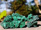 Natural Silky Malachite Specimens x 35 From Kasompe, Congo - Toprock Gemstones and Minerals 