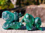Natural Silky Malachite Specimens x 35 From Kasompe, Congo - Toprock Gemstones and Minerals 