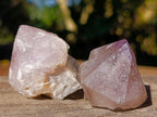 Natural Jacaranda Amethyst Single Crystals x 21 From Mumbwa, Zambia - Toprock Gemstones and Minerals 