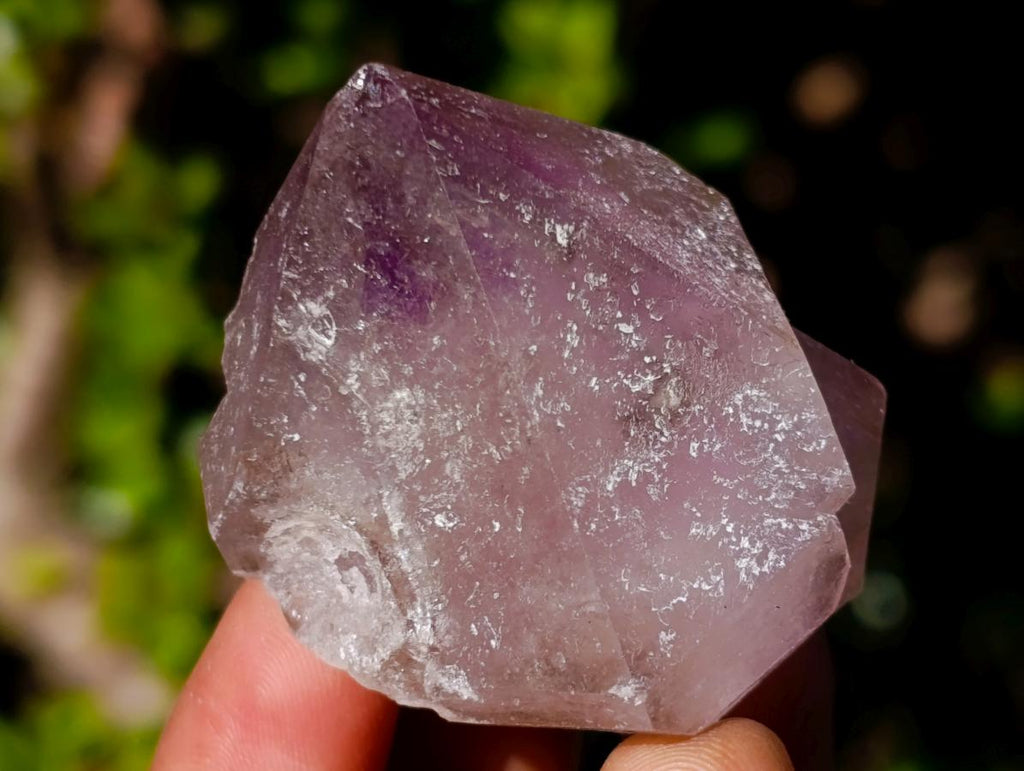 Natural Jacaranda Amethyst Single Crystals x 21 From Mumbwa, Zambia - Toprock Gemstones and Minerals 