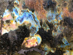 Polished Spectrolite Labradorite Standing Display Pieces x 2 From Madagascar - Toprock Gemstones and Minerals 